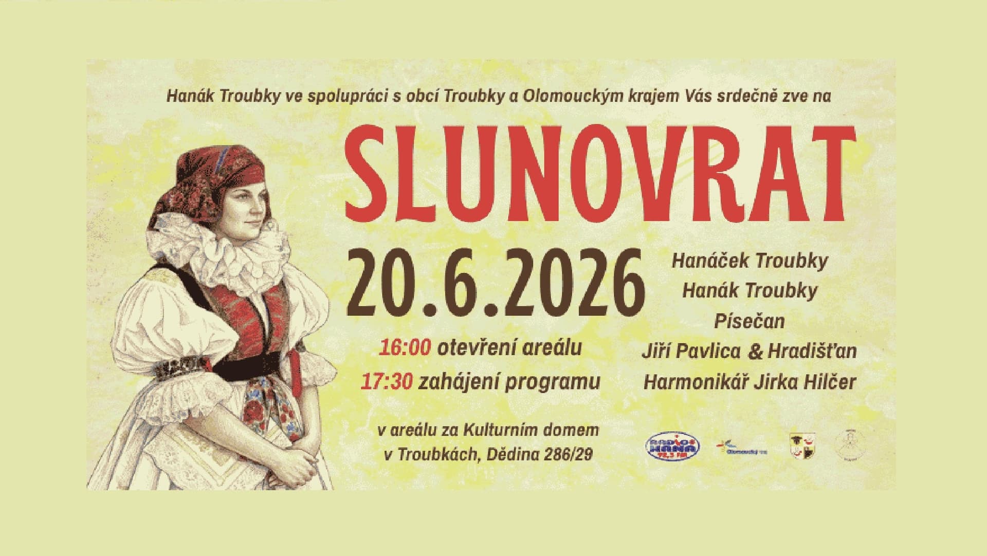 Slunovrat Troubky en Troubky - Samstag, 20. Juni 2026