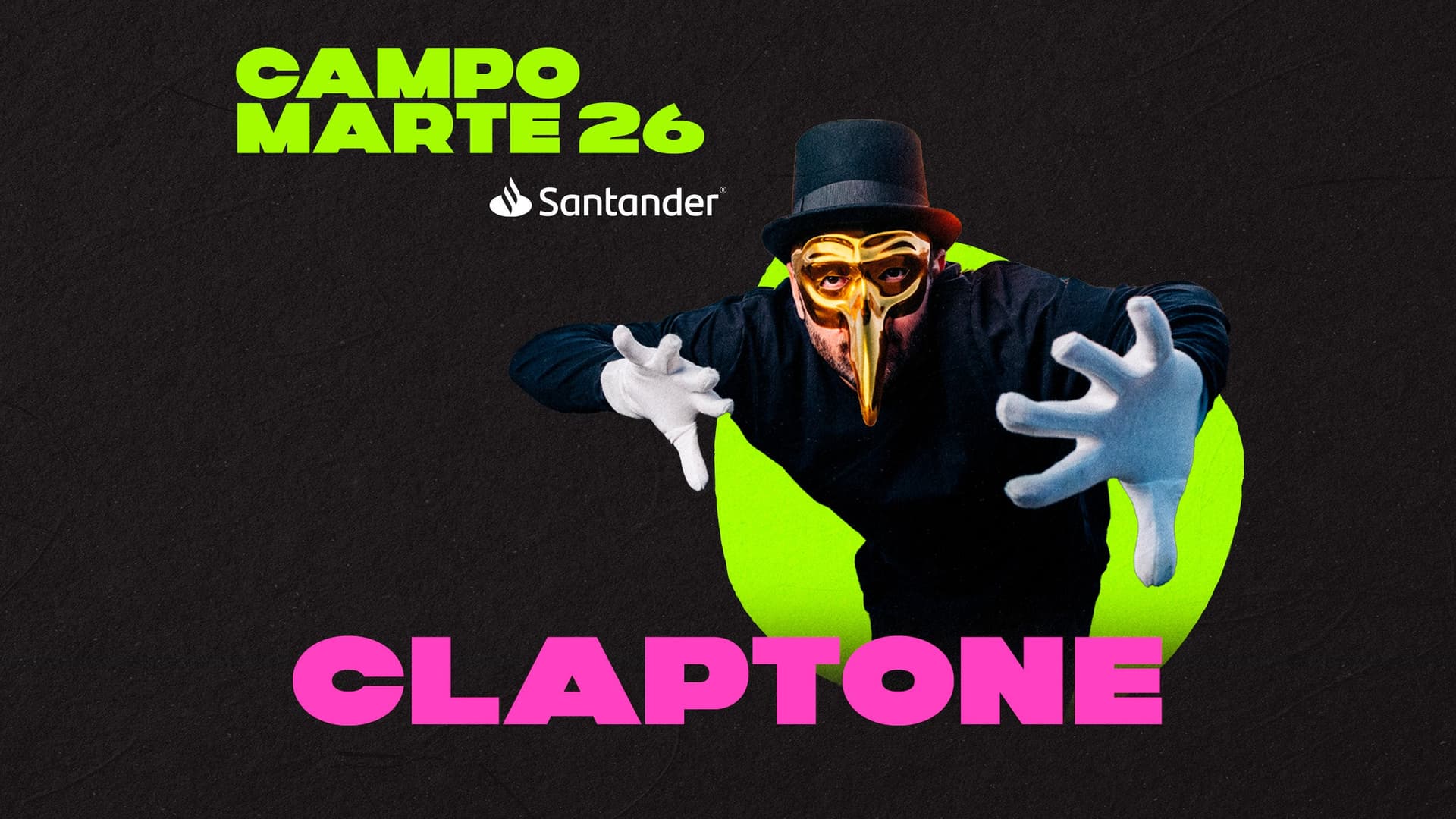 CLAPTONE - Campo Marte Santander (No Incluye Acceso Al Evento De Día)