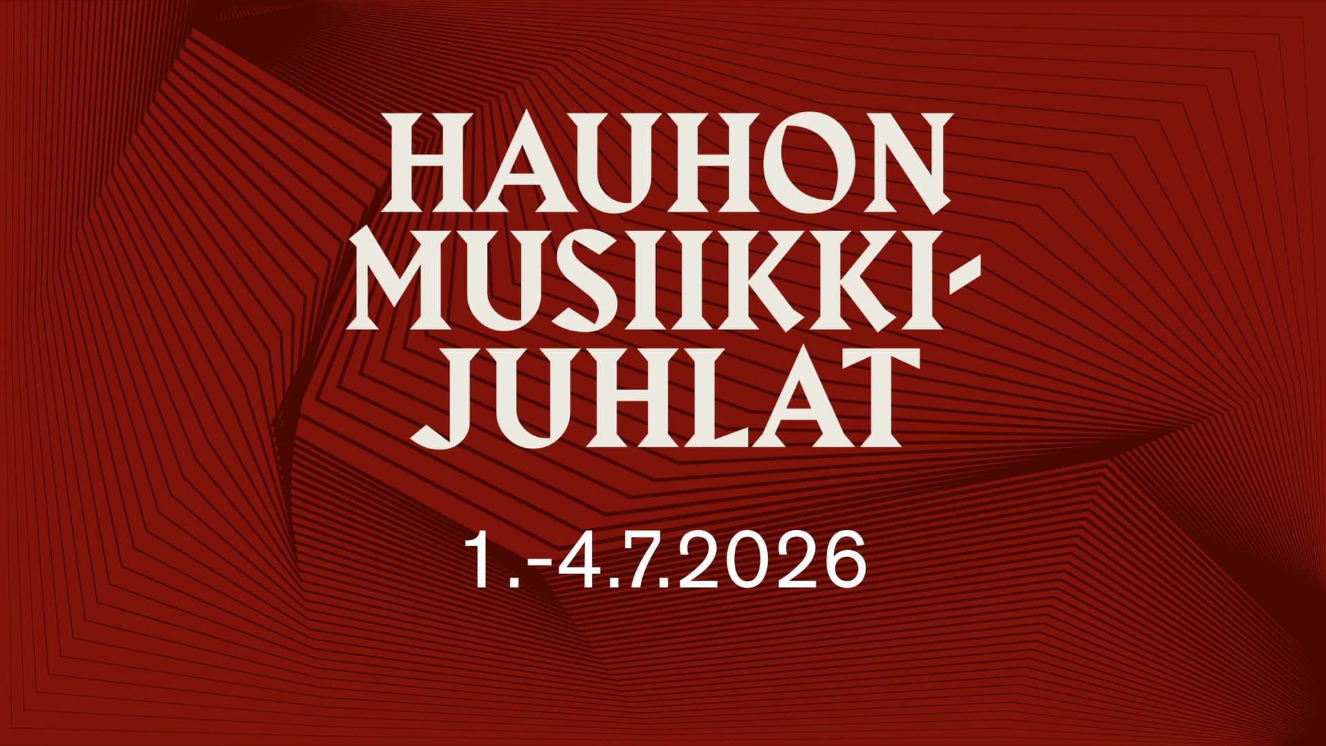 Hauhon musiikkijuhlat 2026: “Rakkaudella, Maria & Marzi”