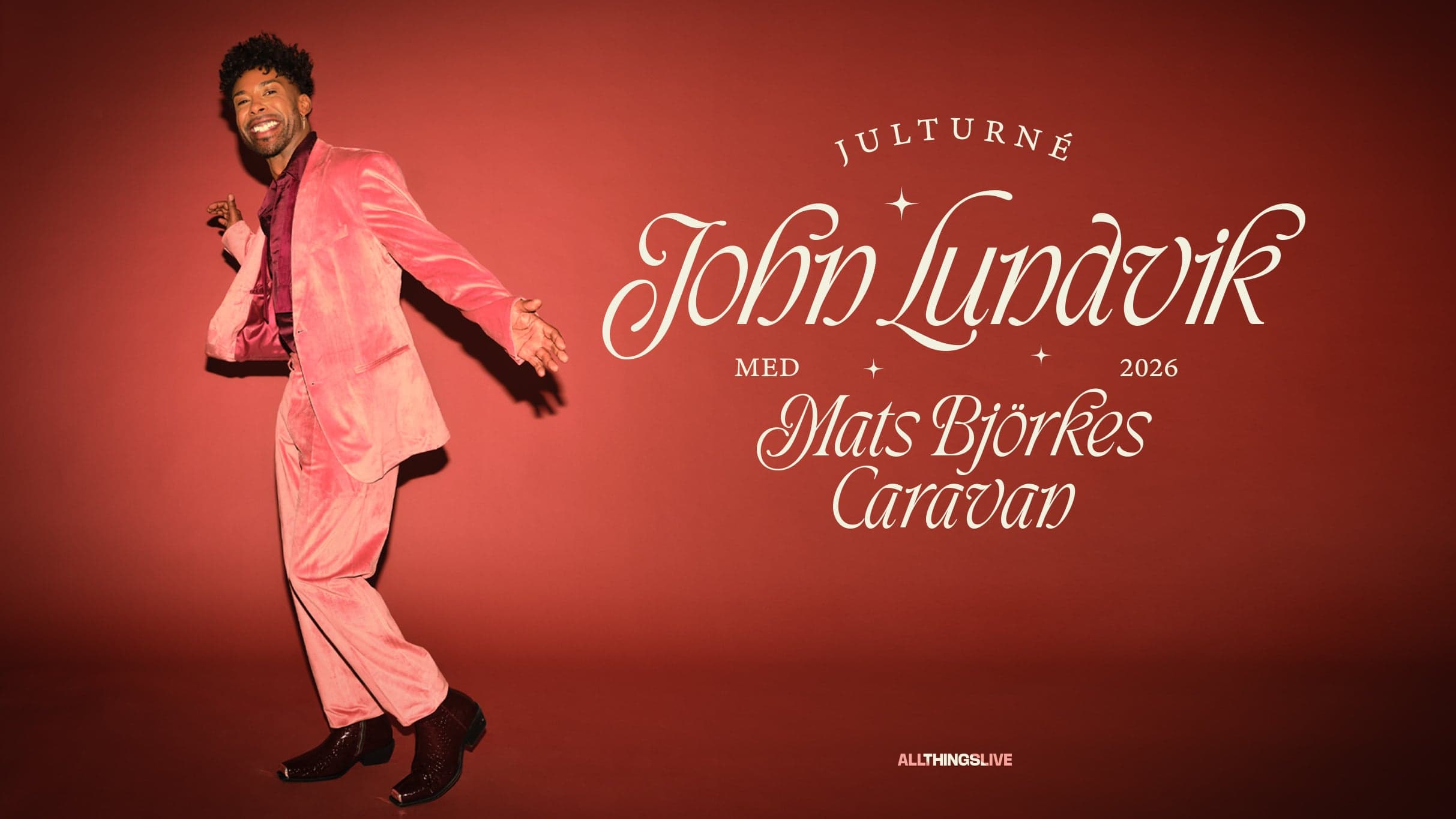 John Lundvik med Mats Björkes Caravan - Julturné 2026