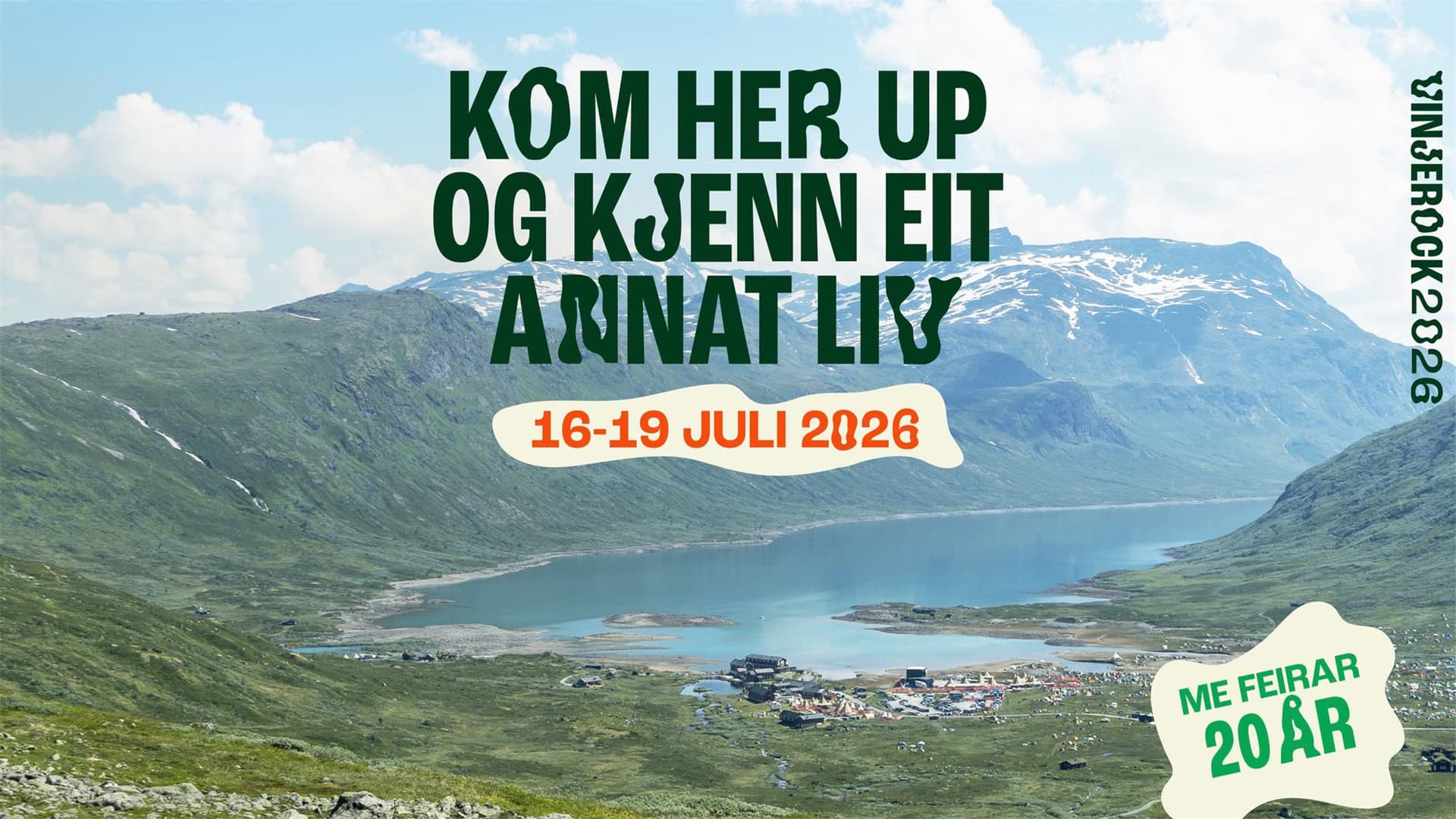 Vinjerock 2026 | DNT-medlem